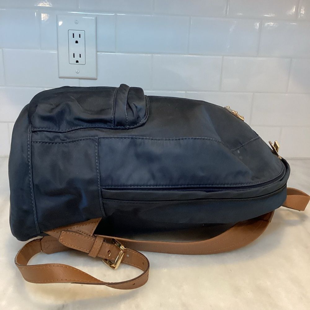 Michael Kors Backpack Bag Handbag Jet Set Nylon Back Pack Black Travel Bag - Picture 7 of 15